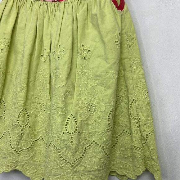 Matilda Jane lime green eyelet and butterfly patterned mixed Media dress size 4 - Picture 11 of 15